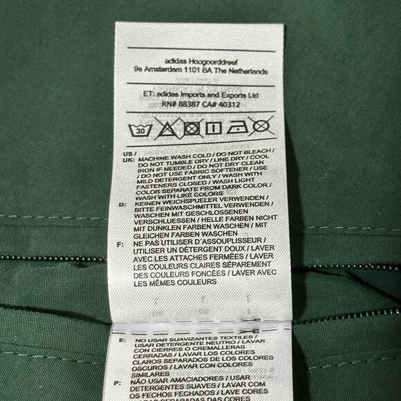 NWT ADIDAS Mens Jacket Large Green MLS Portland Timbers Anthem Reversible $110 - Picture 6 of 11